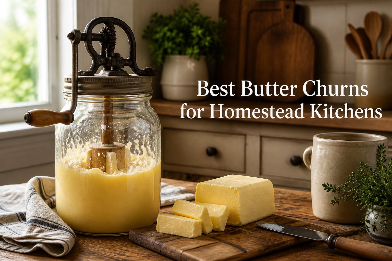 Best Butter Churns for Homestead Kitchens