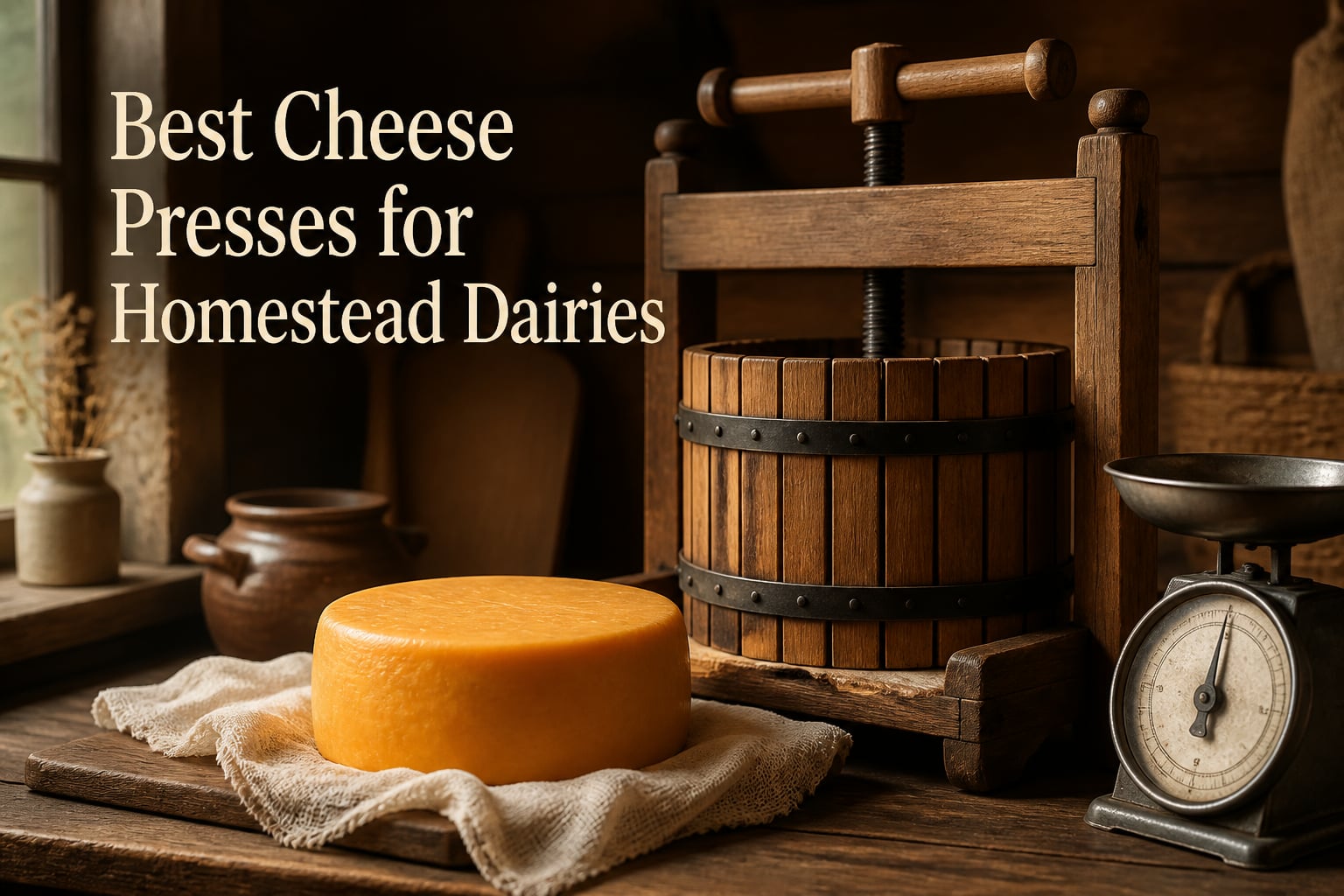 Best Cheese Presses for Homestead Dairies