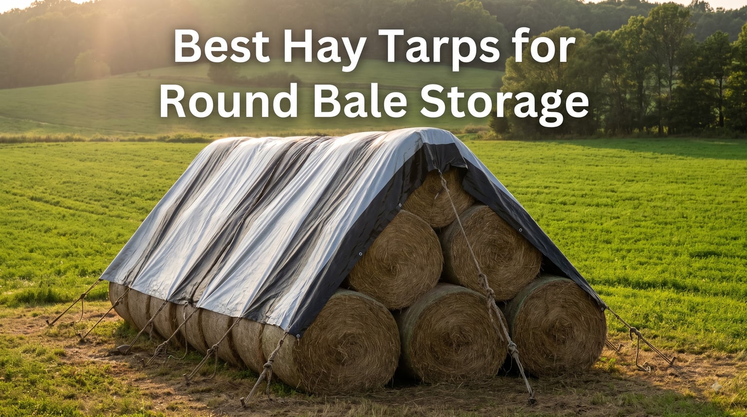 Best Hay Tarps for Round Bale Storage