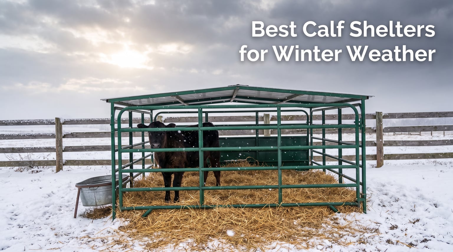 Best Calf Shelters for Winter Weather
