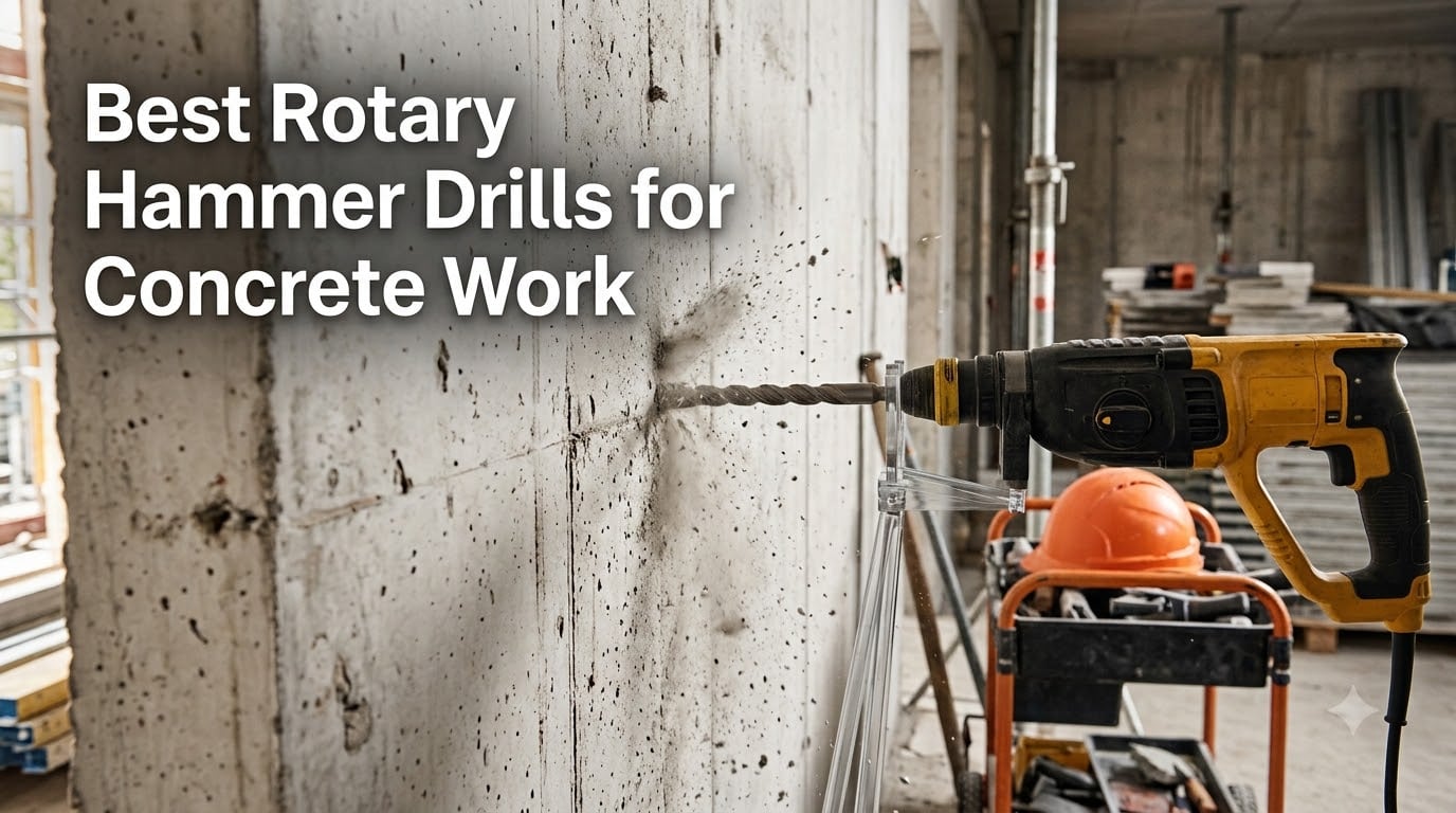 Best Rotary Hammer Drills for Concrete Work