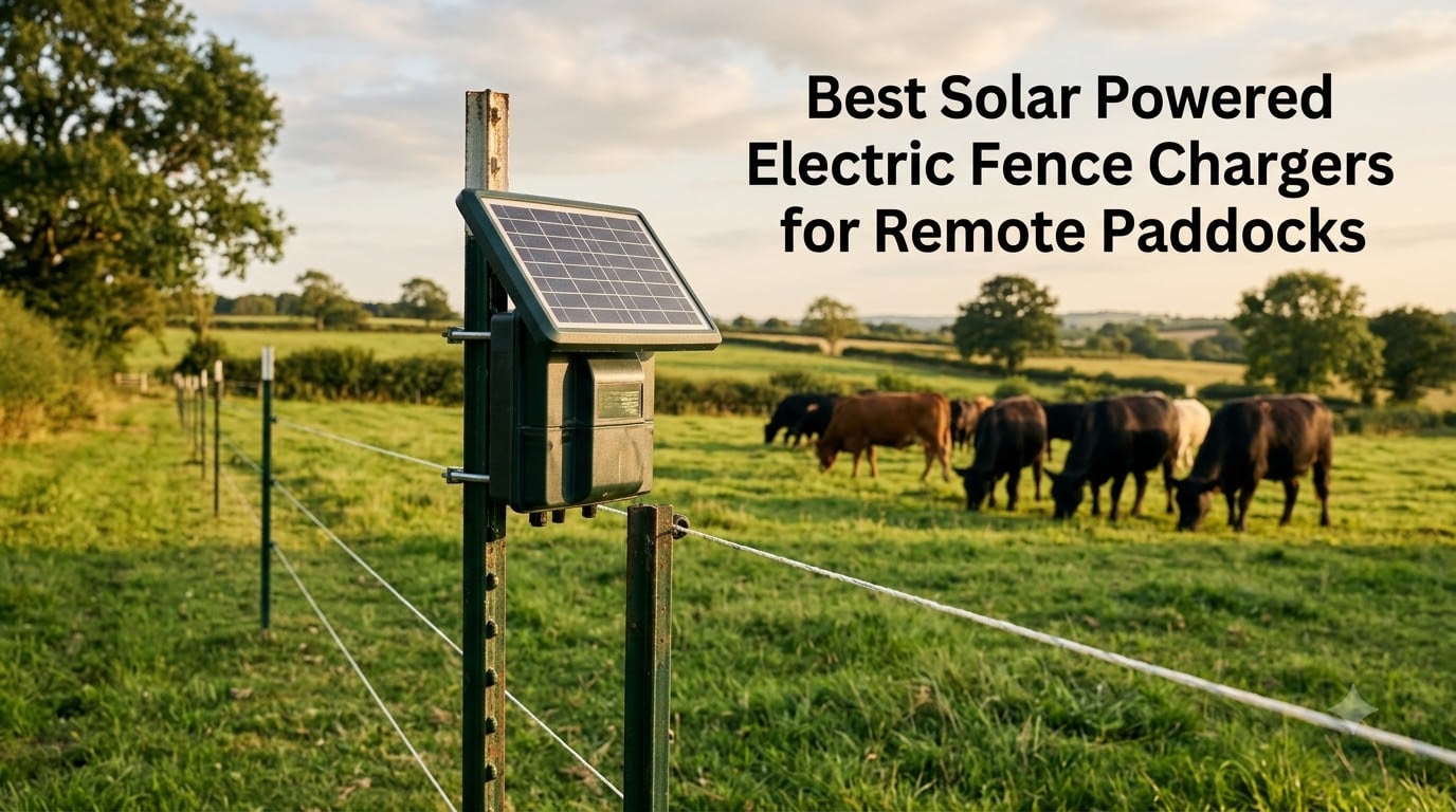 Best Solar Powered Electric Fence Chargers for Remote Paddocks