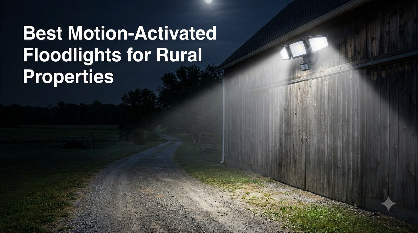 Best Motion-Activated Floodlights for Rural Properties