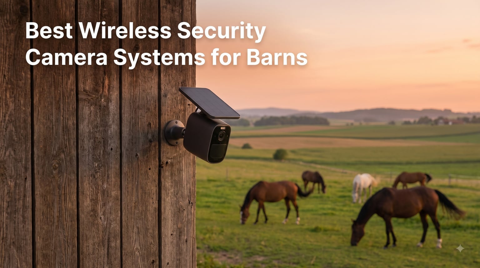 Best Wireless Security Camera Systems for Barns