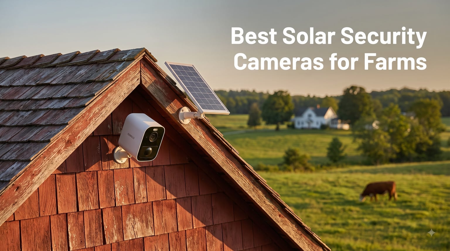 Best Solar Security Cameras for Farms