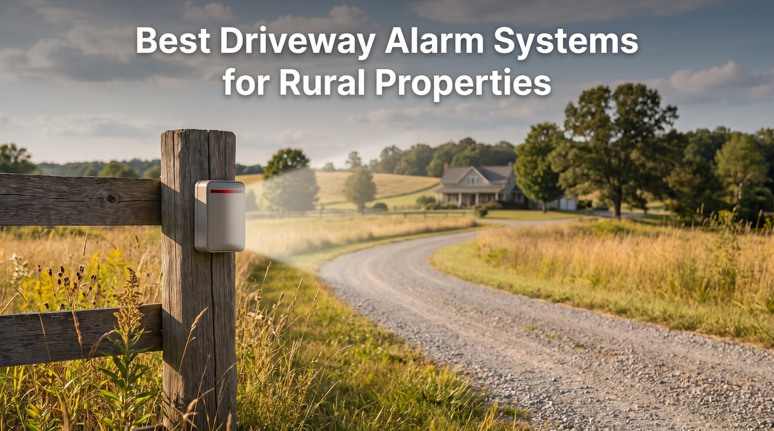 Best Driveway Alarm Systems for Rural Properties