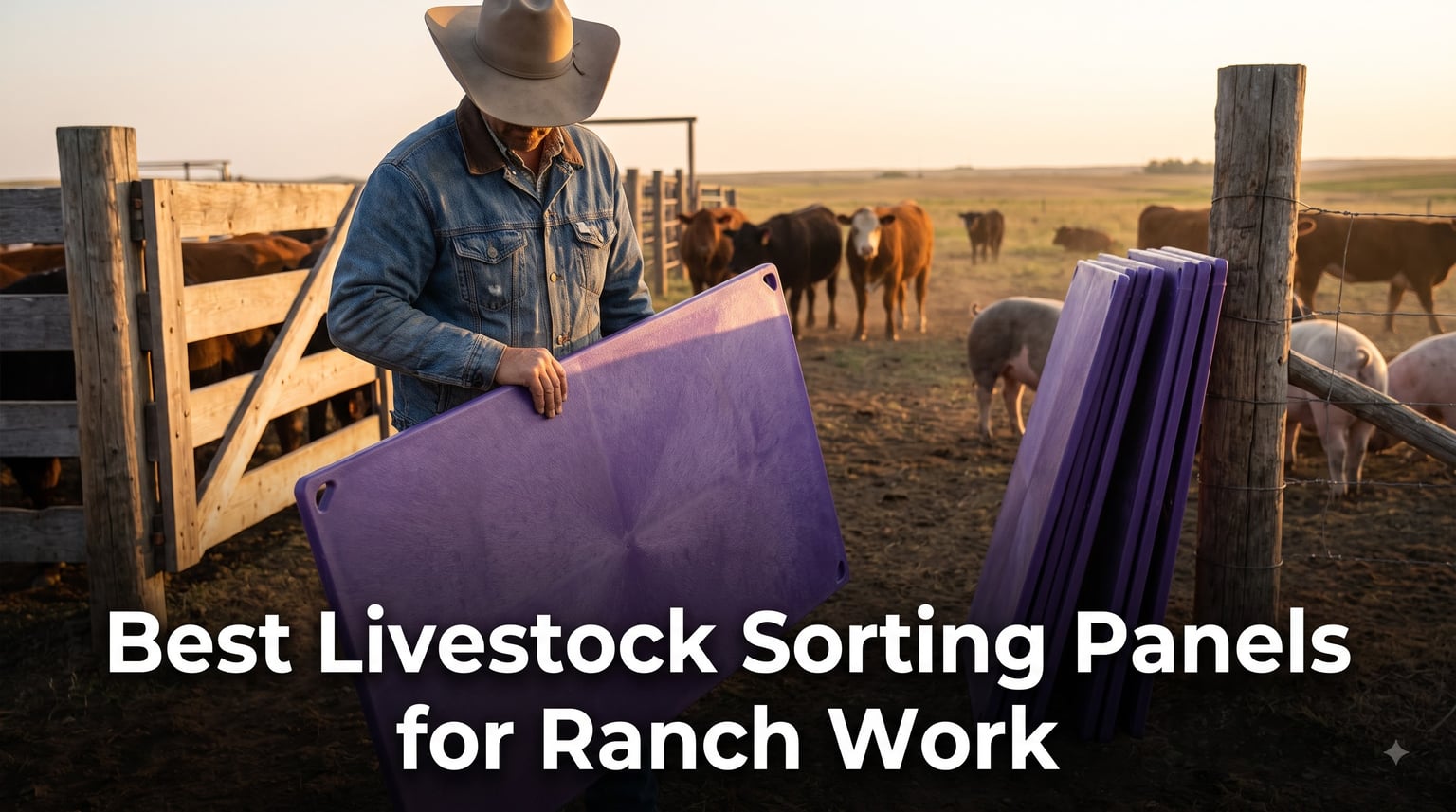 Best Livestock Sorting Panels for Ranch Work