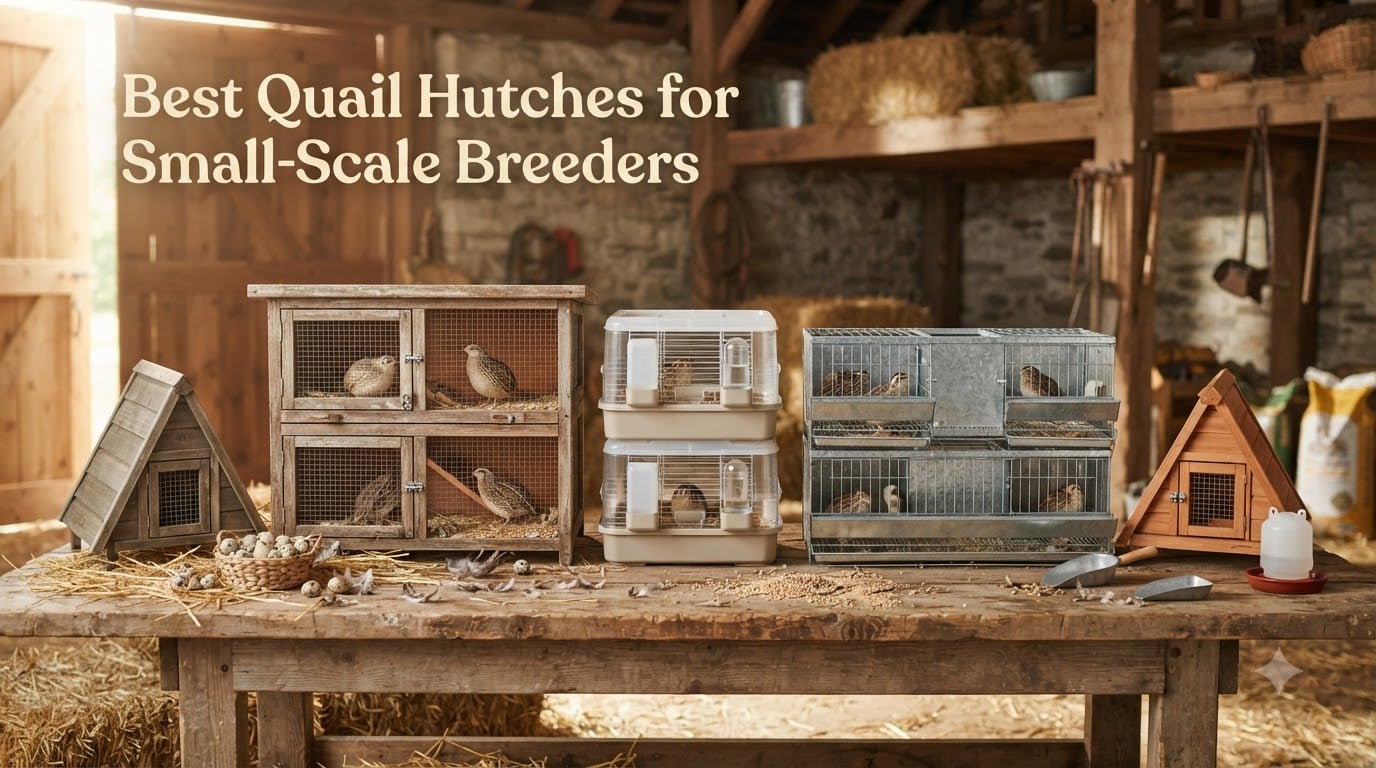 Best Quail Hutches for Small-Scale Breeders