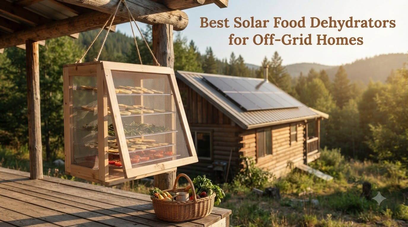Best Solar Food Dehydrators for Off-Grid Homes