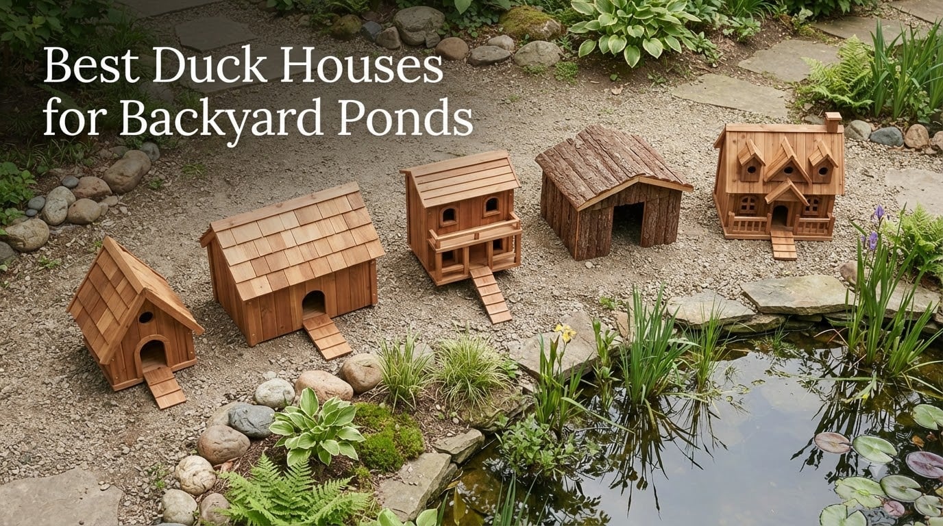 Best Duck Houses for Backyard Ponds