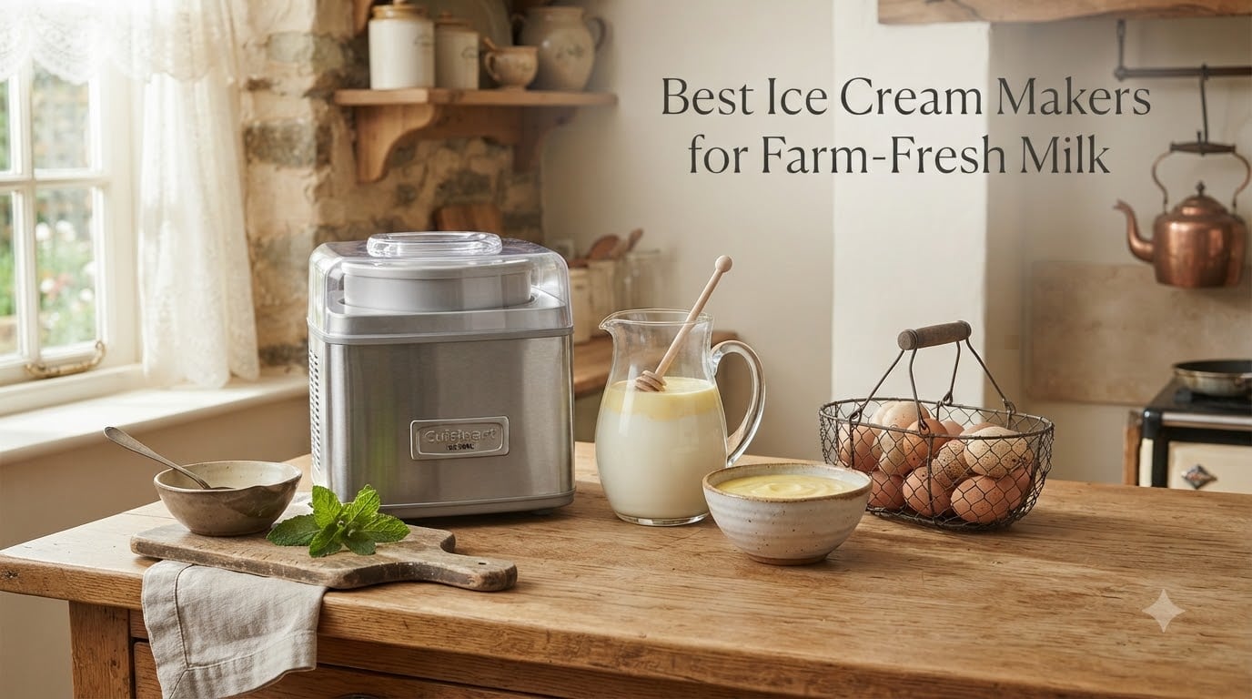 Best Ice Cream Makers for Farm-Fresh Milk