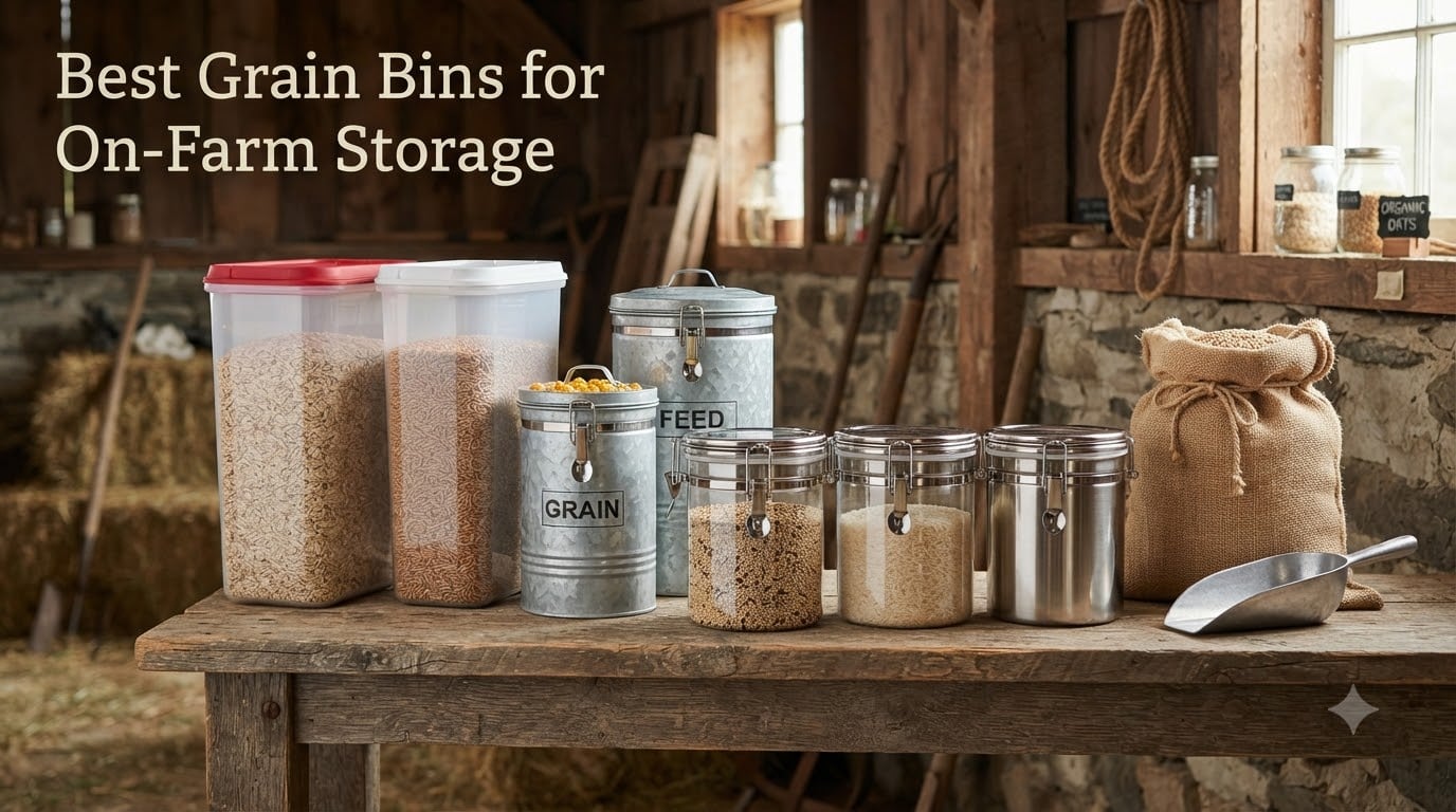 Best Grain Bins for On-Farm Storage