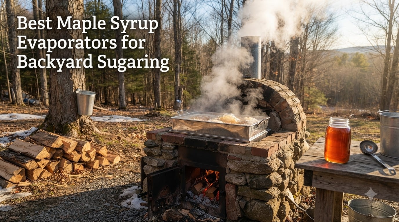Best Maple Syrup Evaporators for Backyard Sugaring