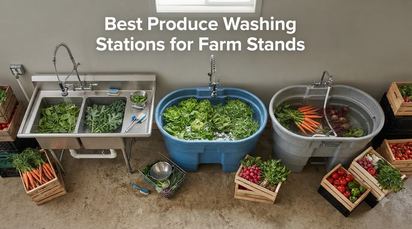 Best Produce Washing Stations for Farm Stands