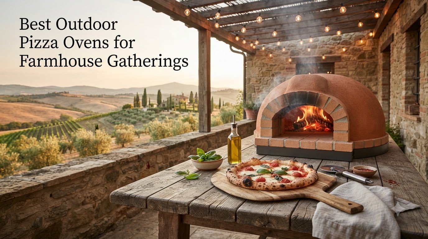 Best Outdoor Pizza Ovens for Farmhouse Gatherings
