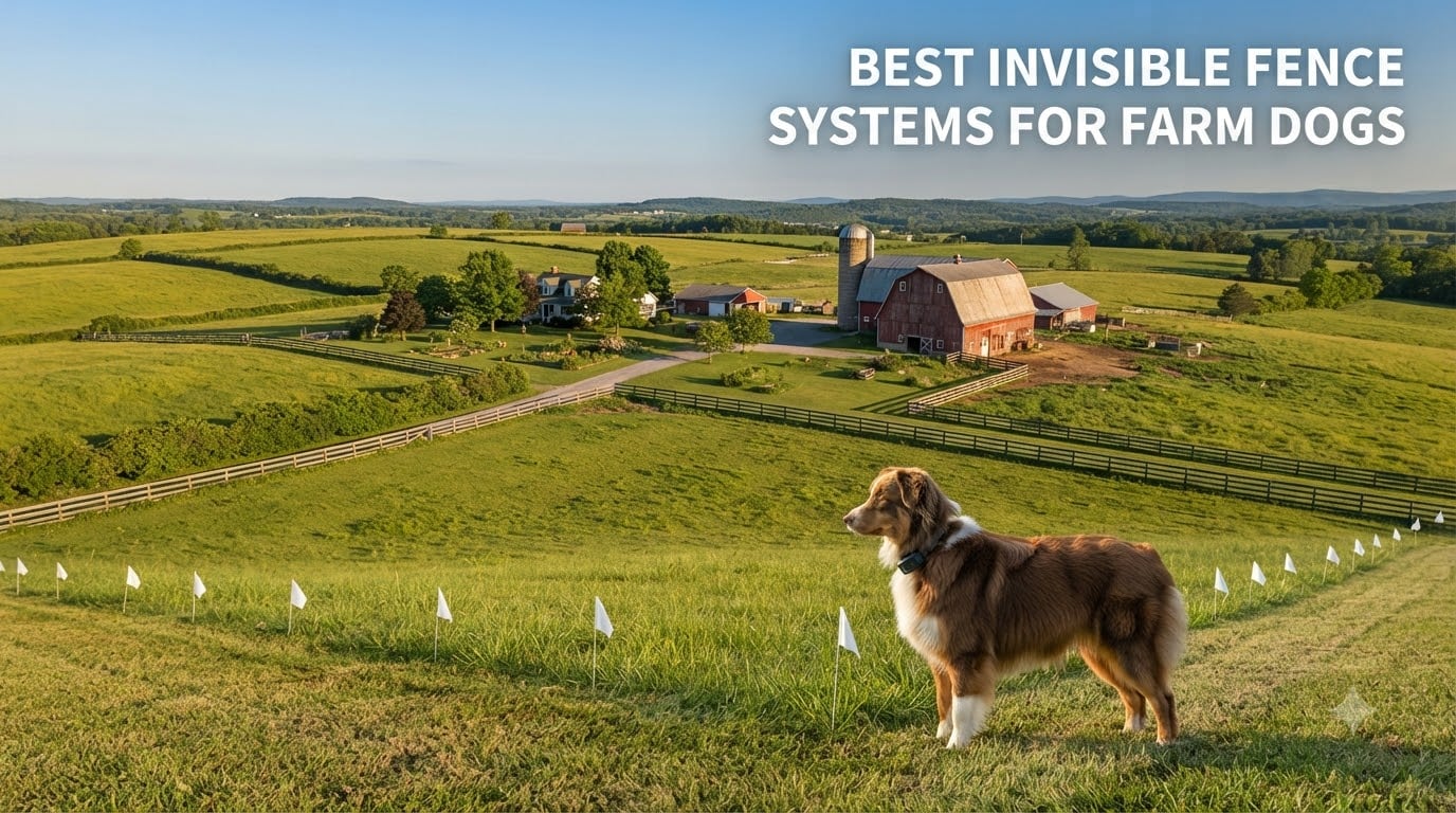 Best Invisible Fence Systems for Farm Dogs