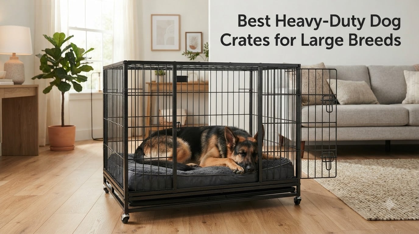 Best Heavy-Duty Dog Crates for Large Breeds