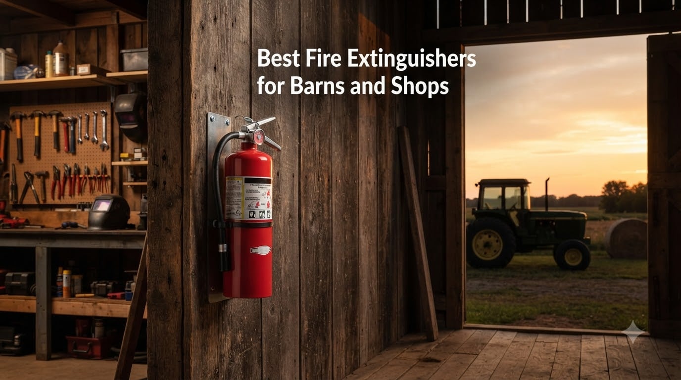 Best Fire Extinguishers for Barns and Shops