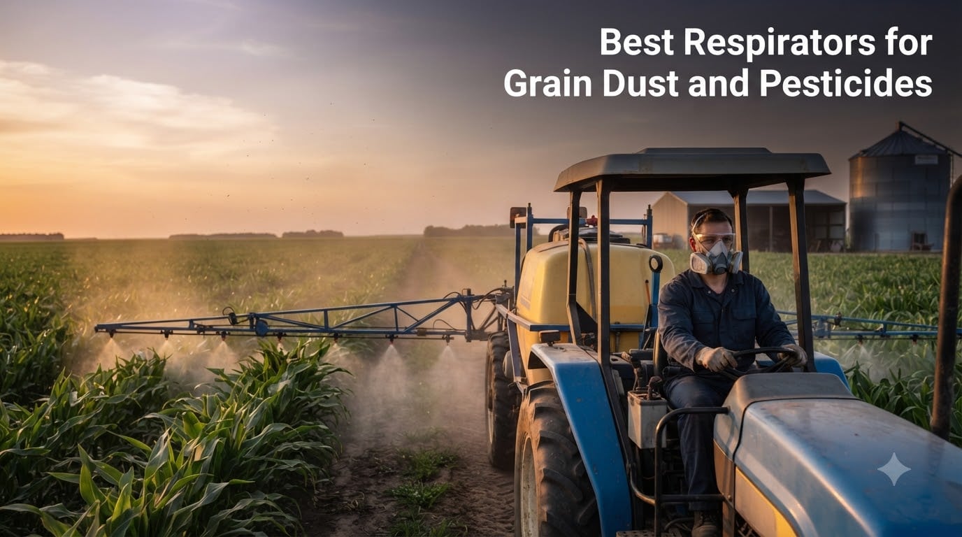 Best Respirators for Grain Dust and Pesticides