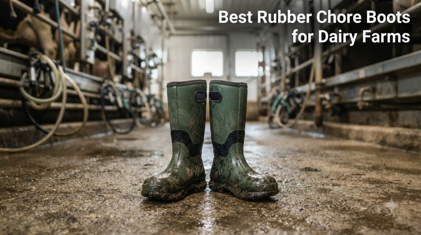 Best Rubber Chore Boots for Dairy Farms
