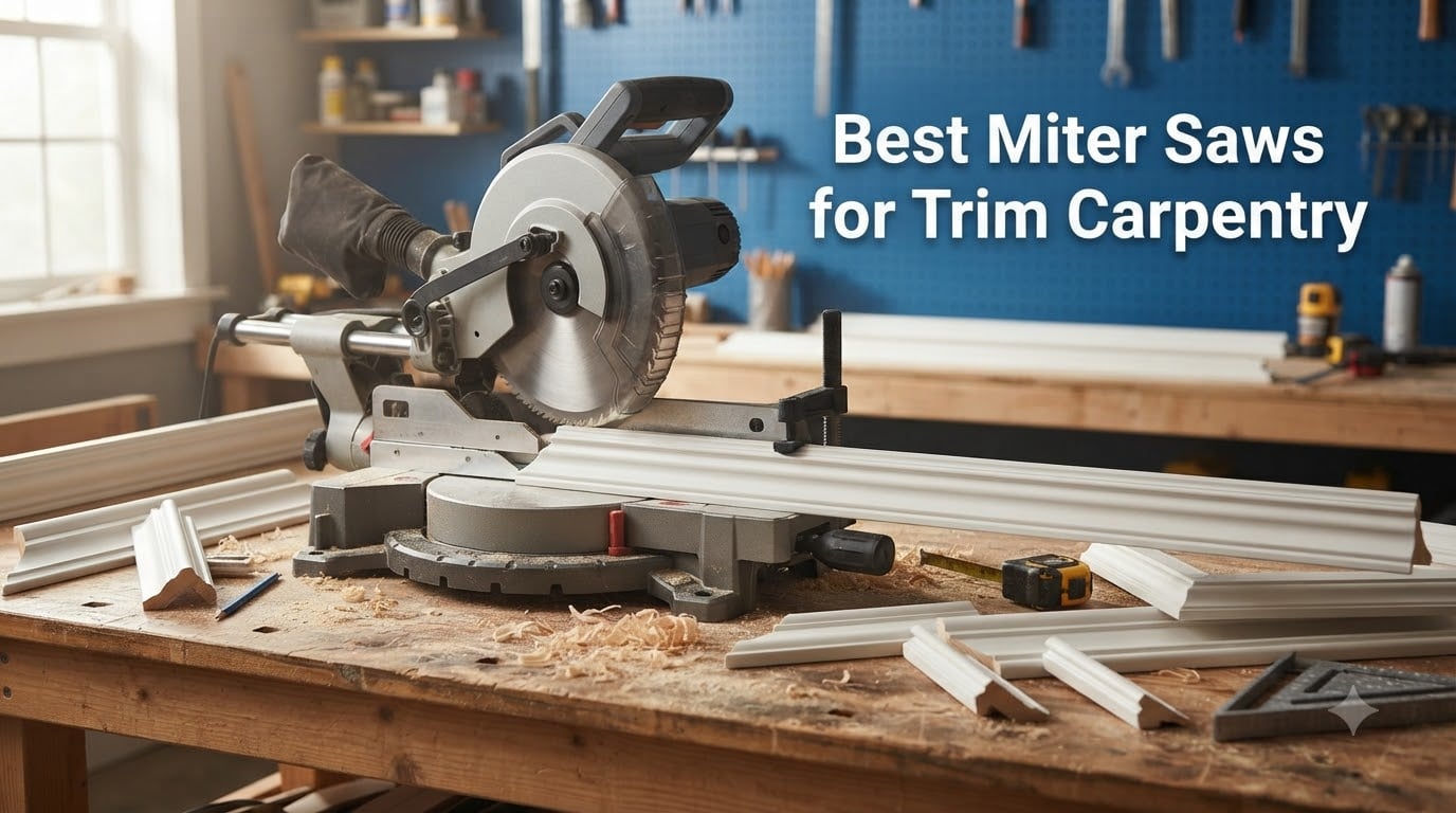 Best Miter Saws for Trim Carpentry