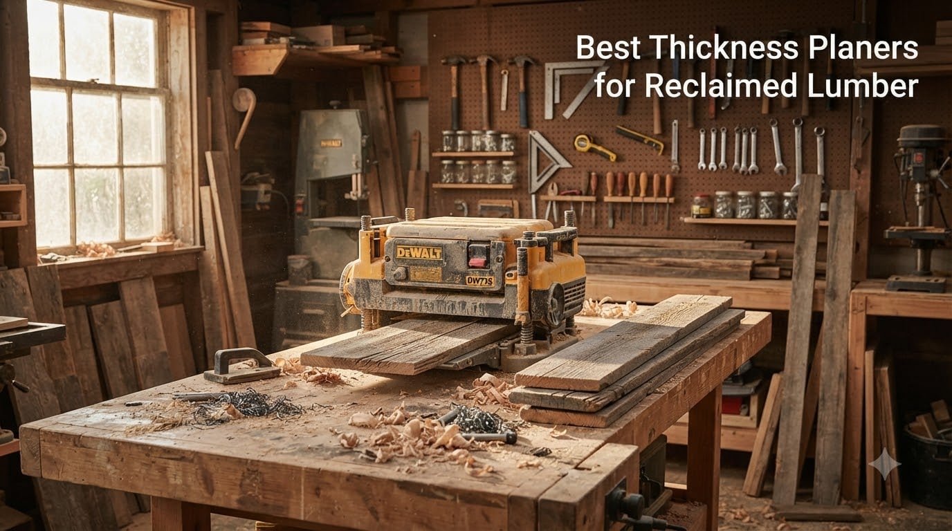 Best Thickness Planers for Reclaimed Lumber