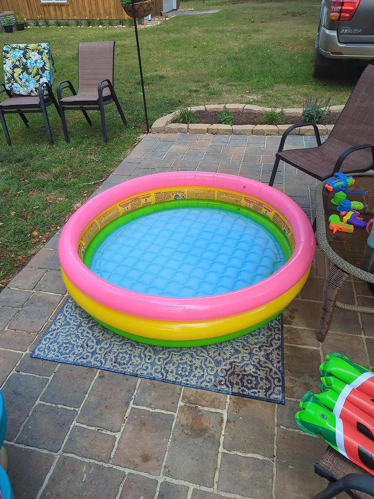 Intex Kiddie Pool - Kid's Summer Sunset Glow Design - 58