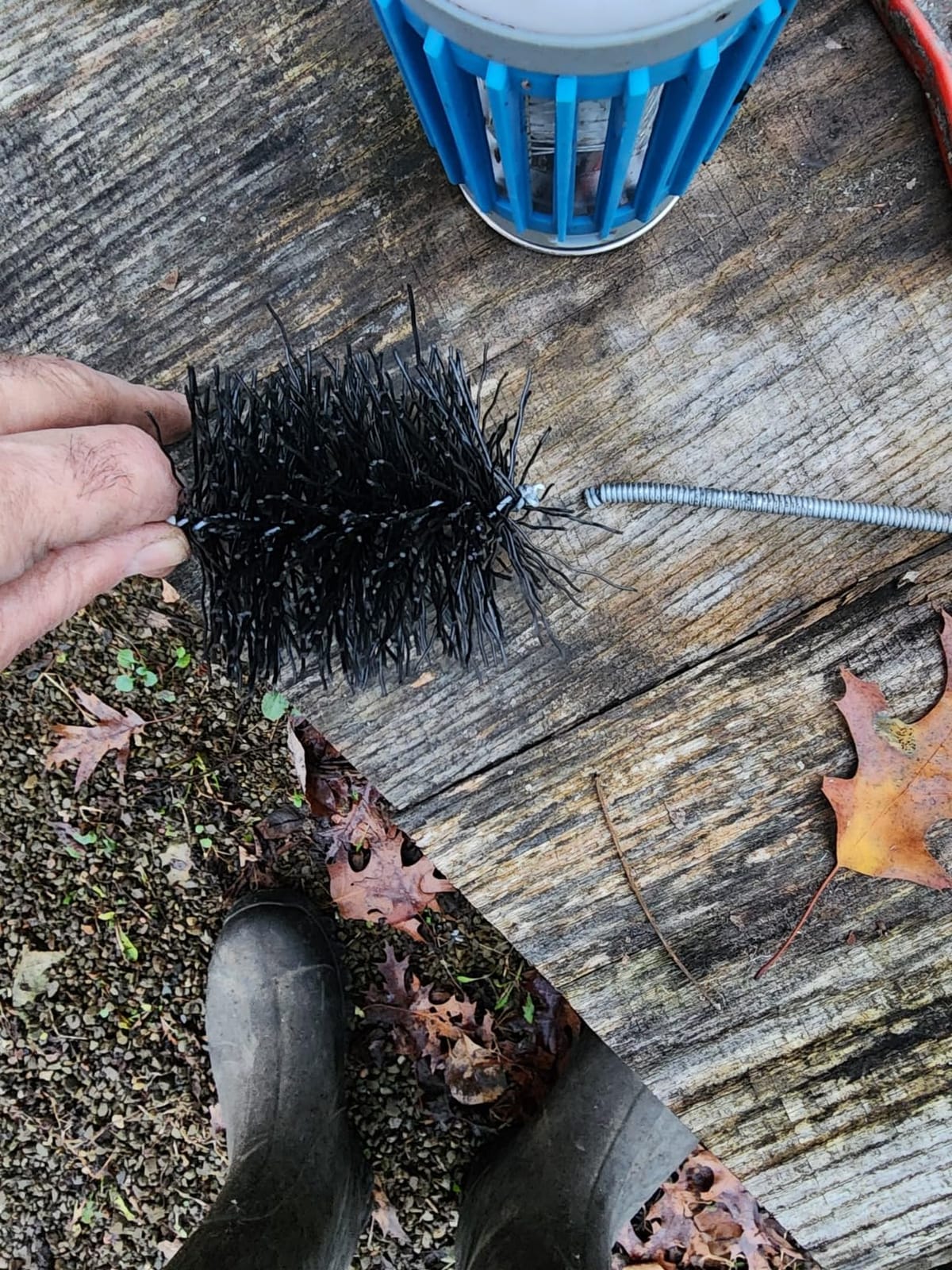 Brushtech Pellet Stove Cleaning Brush Kit, 3 inch Vent Pipe, 10 ft Rod customer photo 1
