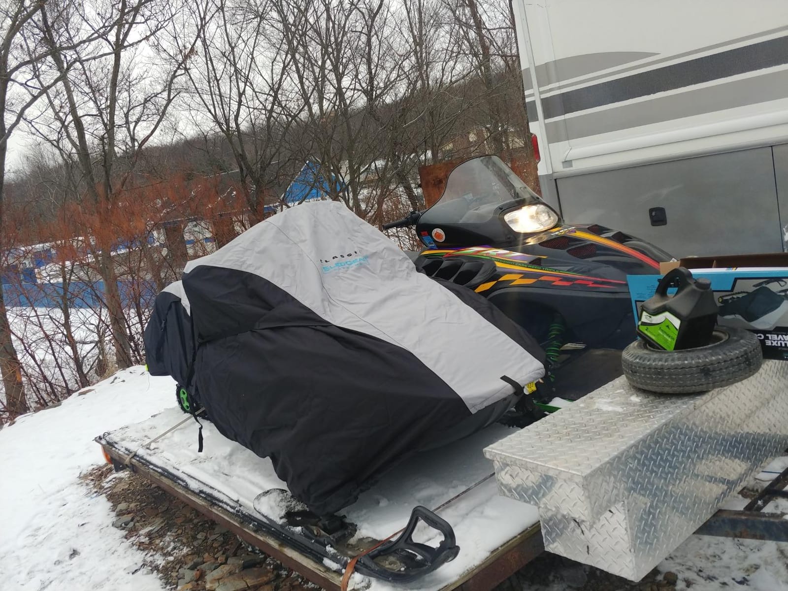 Classic Accessories Deluxe Snowmobile Travel Cover, Fits Snowmobiles 119