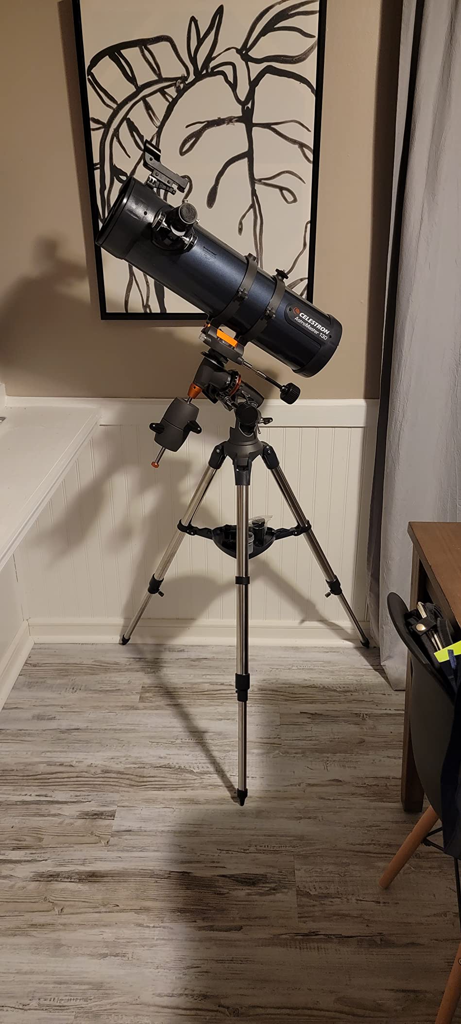 Celestron AstroMaster 130EQ-MD Telescope with Motorized Tracking customer photo 1