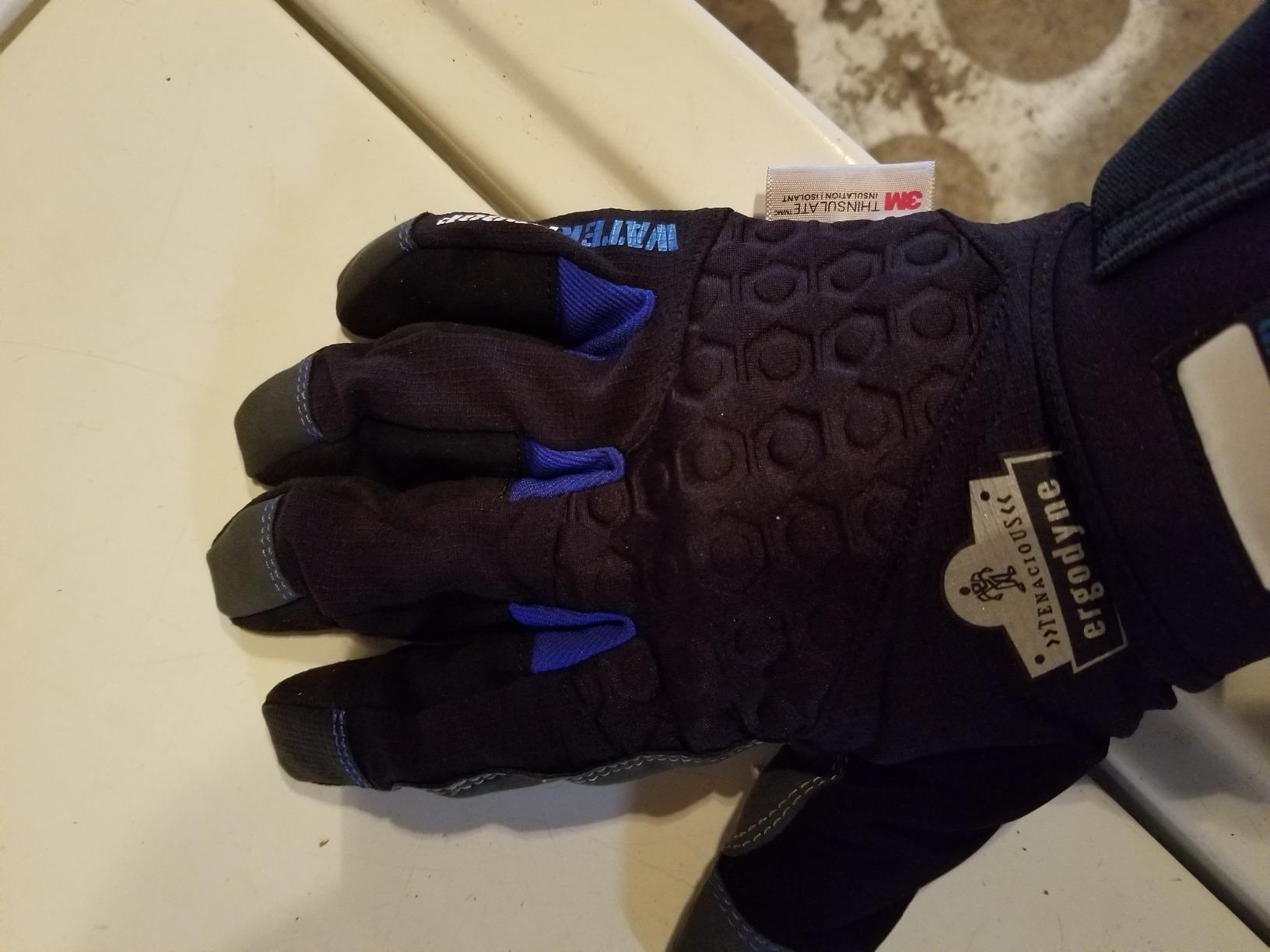 Ergodyne ProFlex Reinforced Thermal Waterproof Insulated Work Gloves customer photo 2