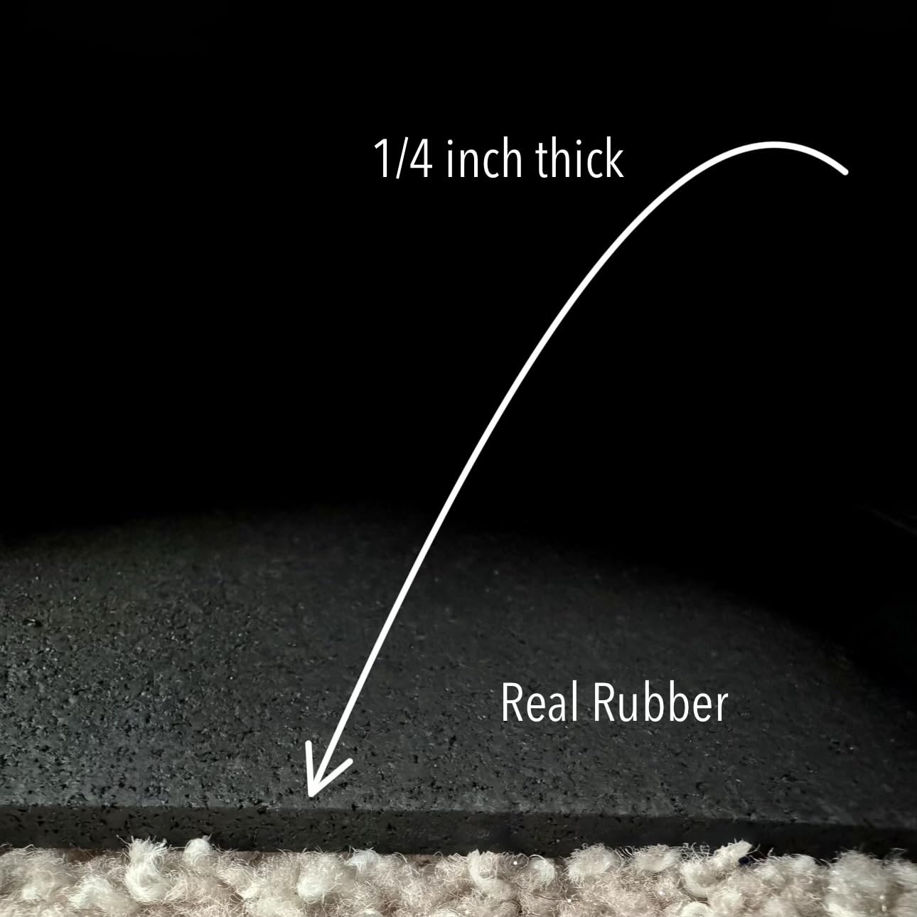 Rubber-Cal Recycled Flooring 1/4 in. x 4 ft. x 8 ft. - Black Rubber Mats customer photo 1