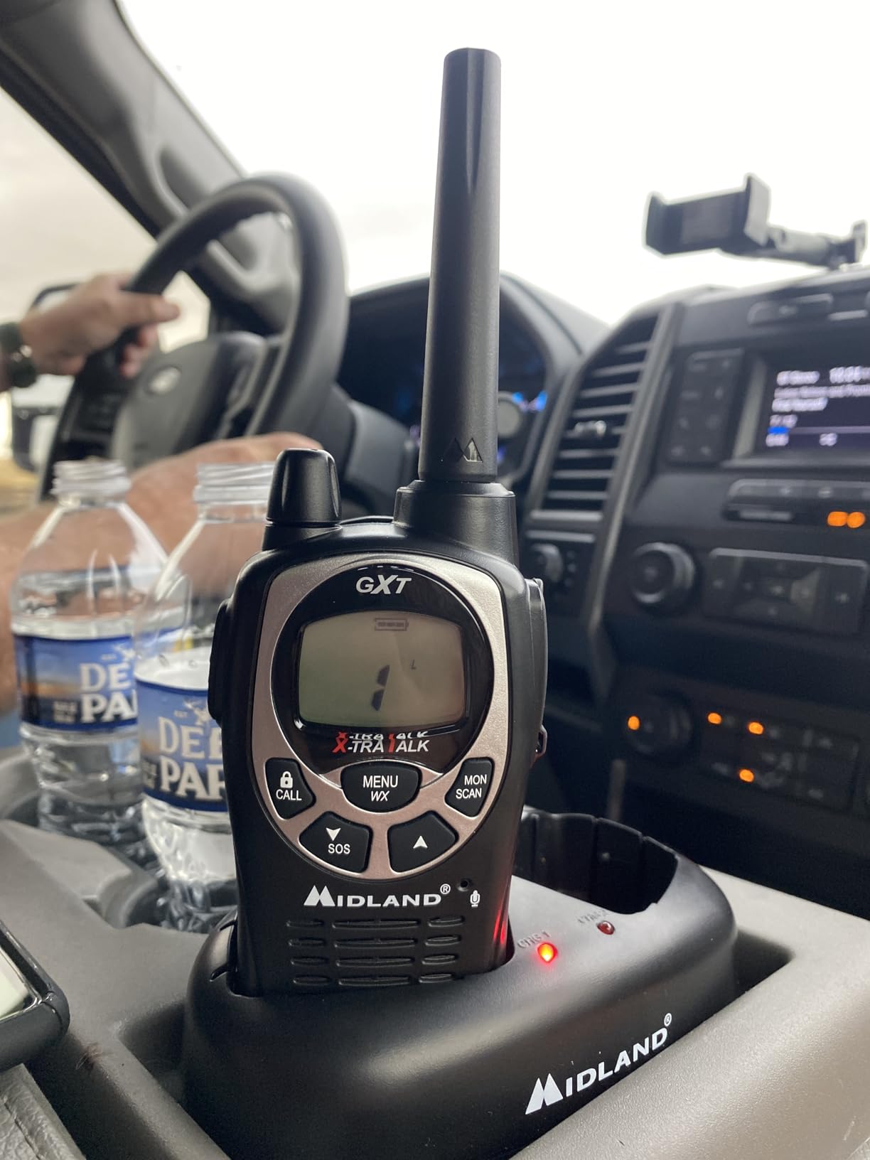 Midland GXT1000VP4 GMRS Two-Way Radios with Headsets, Black, 2 Pack customer photo 2