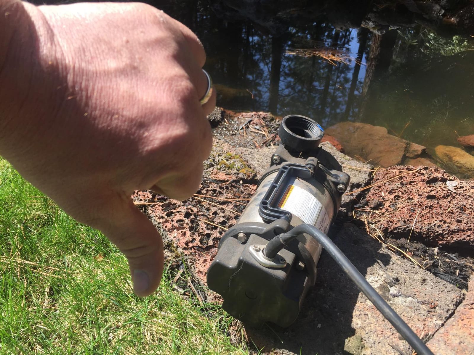 Aquascape 29977 Tsurumi 9PL Pump Solids Handling Skimmer and Pondless Waterfall Vault for Pond Water Feature Waterfall Garden, 6900 GPH 20 feet Cord 2 inch Discharge customer photo 2