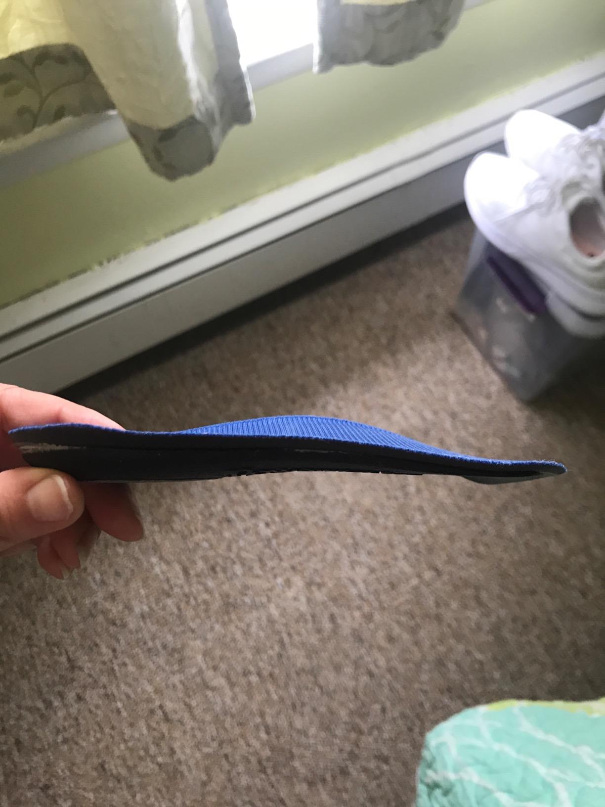 PowerStep Pinnacle 3/4 Orthotic Insole for Tight Shoes, Plantar Fasciitis Relief, Arch Supports Orthotic Insoles for Women and Men, Made in The USA (M10-10.5 / Women's 12) customer photo 2