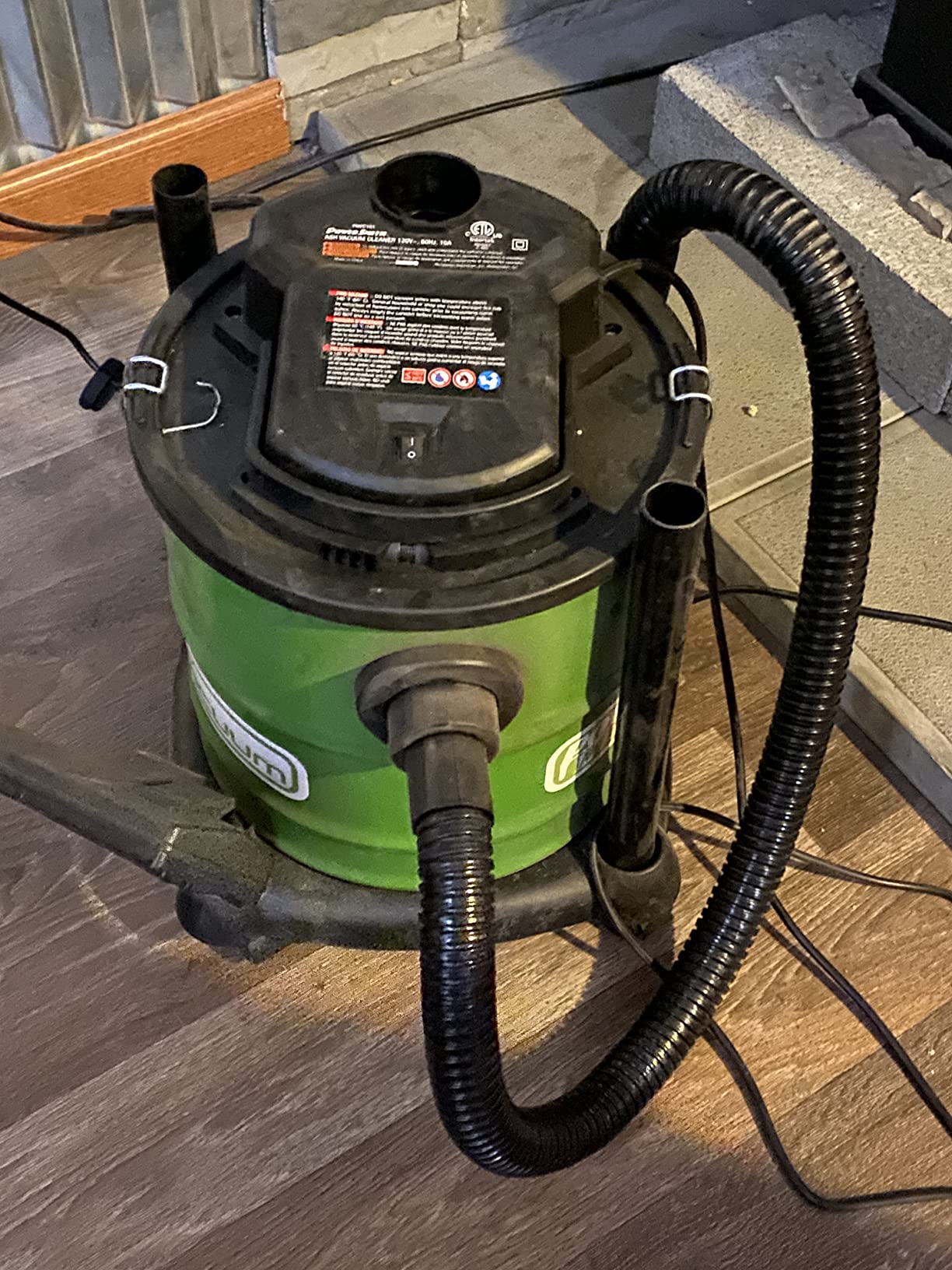 PowerSmith PAVC101 10 Amp Ash Vacuum,Green / Black customer photo 2