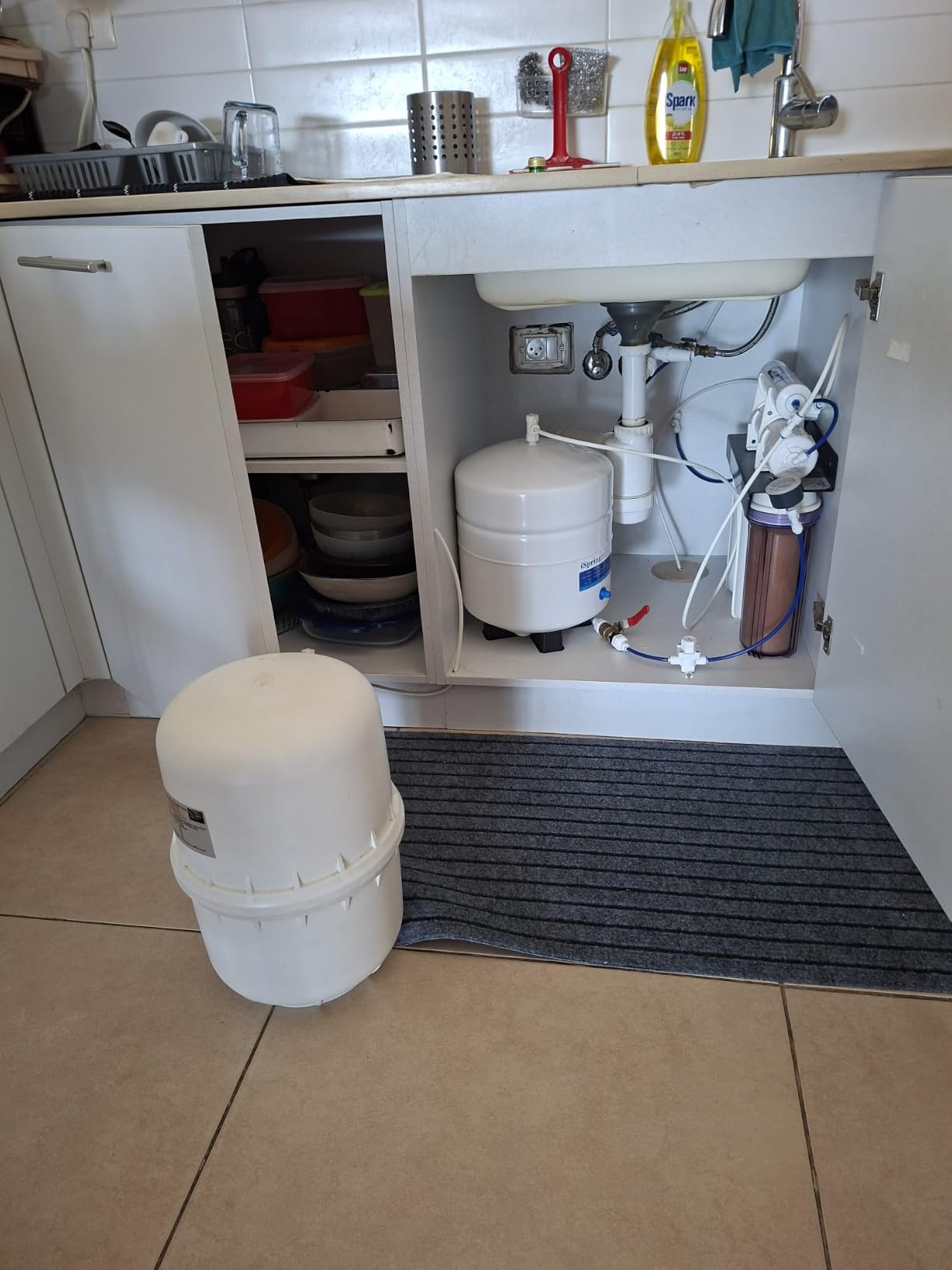 iSpring CU-A4 4-Stage Ultra Filtration Under Sink Water Filter System customer photo 1