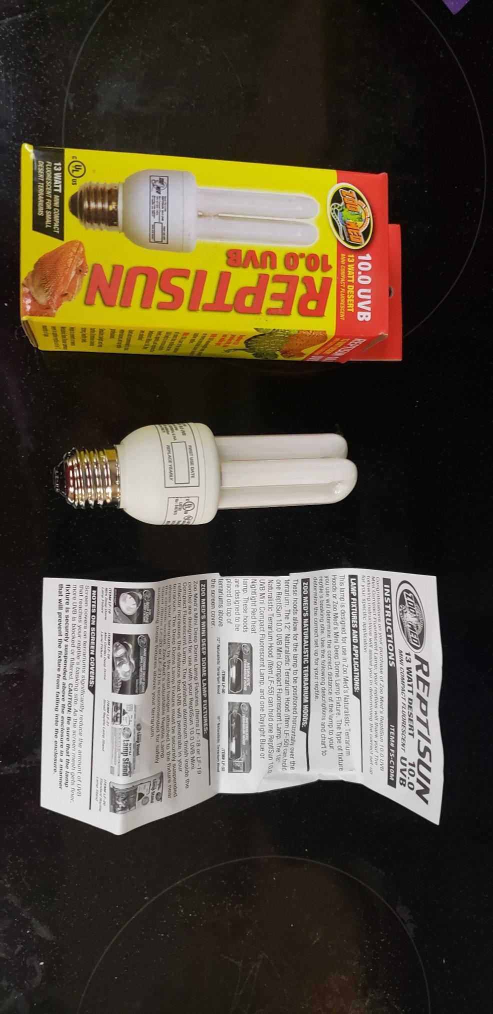 Zoo Med ReptiSun 10.0 Mini Compact Fluorescent Lamp 13 Watts customer photo 2