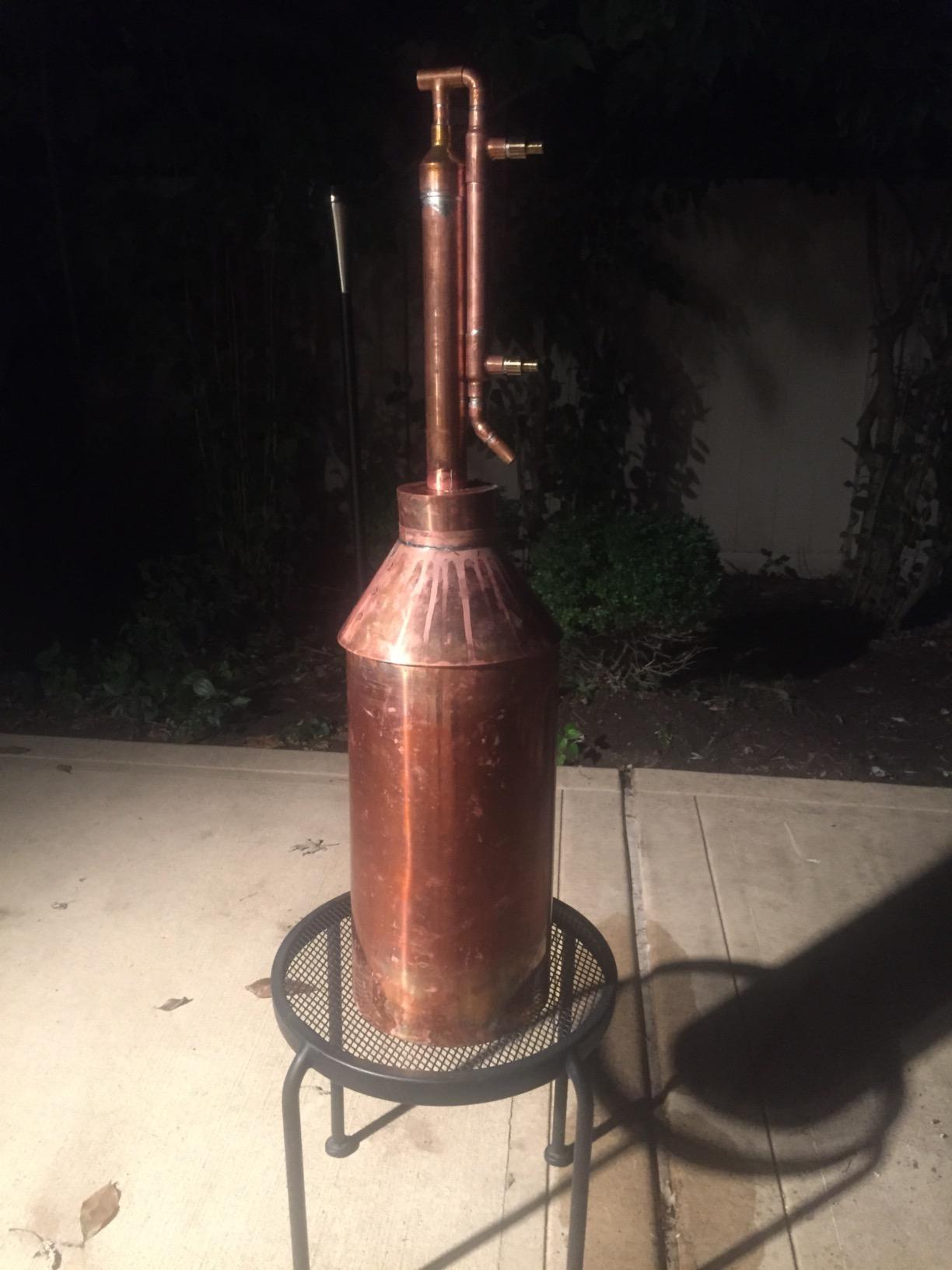 5 Gallon Copper DIY Still Kit. Made in the USA customer photo 2