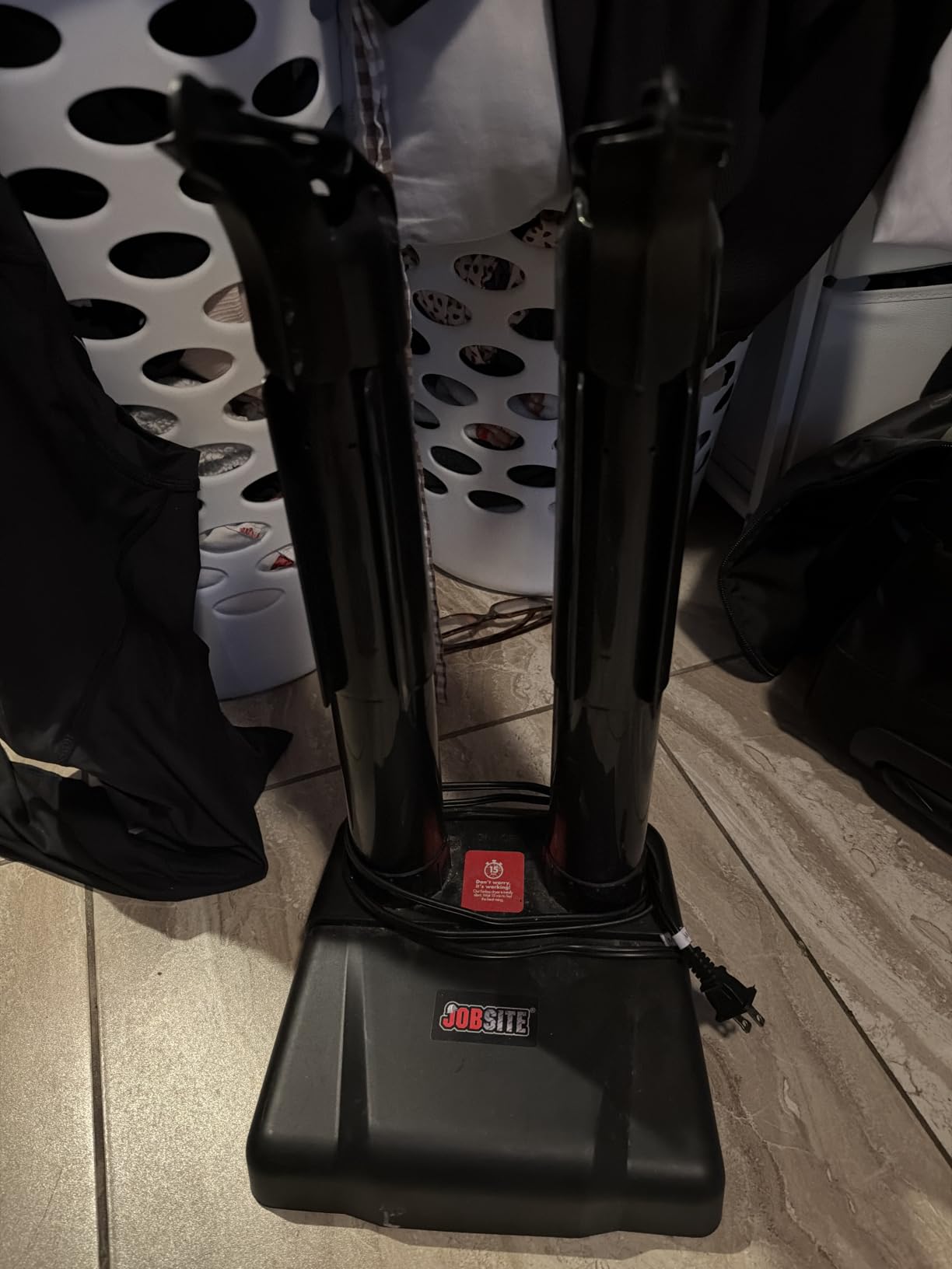 JobSite Boot Dryer - Silent Warmer & Deodorizer For Work Boots, Gloves & Shoes - Fanless, 36W customer photo 1