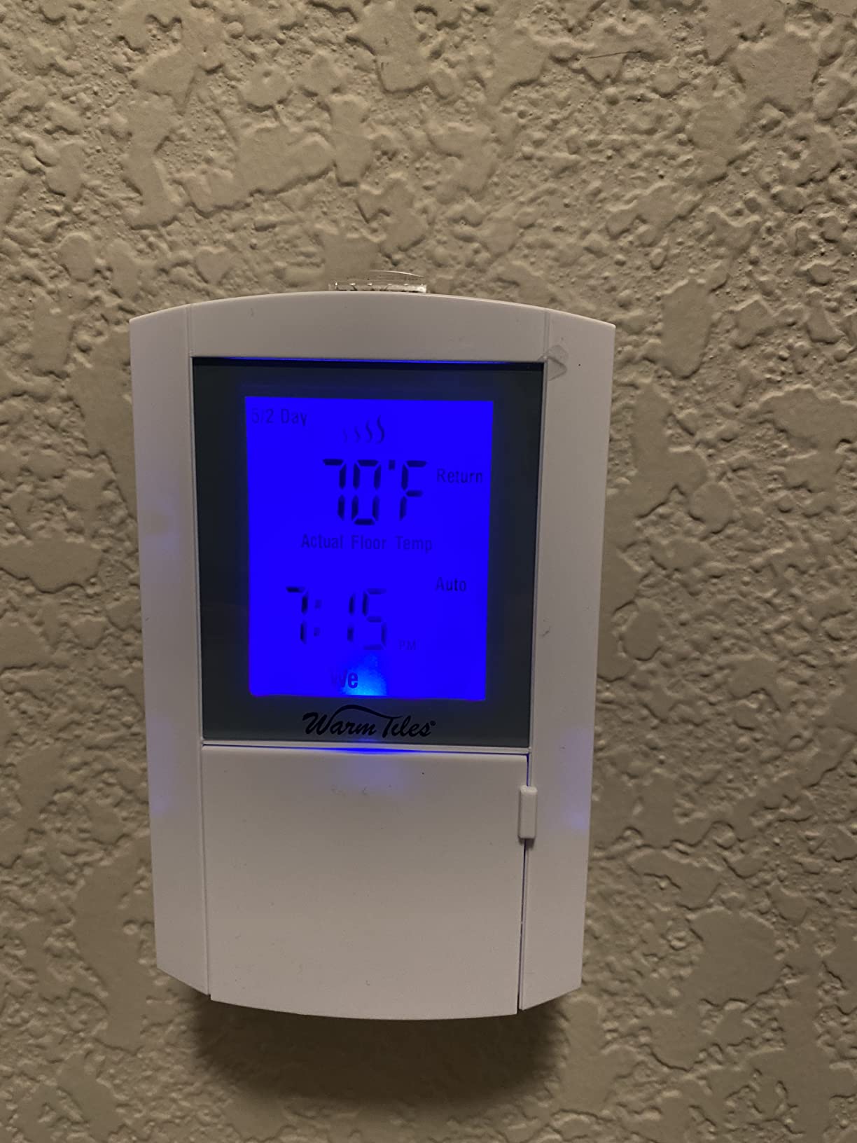 EASY HEAT INC GTS1 FGS Programmable Thermostat for Warm Tile Radiant Heat Cable customer photo 2