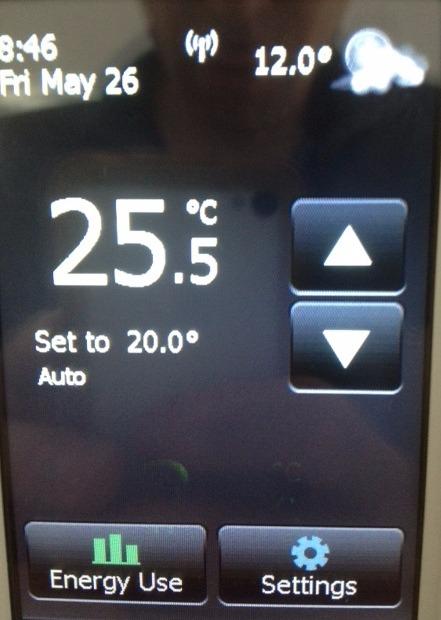 Nuheat nVent Signature AC0055 WiFi Programmable Floor Heating Thermostat customer photo 1