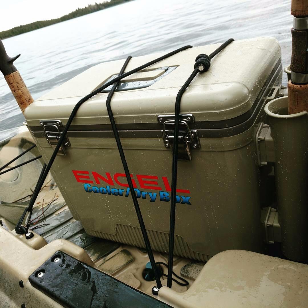 Engel UC19 19qt Leak-Proof, Air Tight, Fishing Drybox Cooler with Built-in Fishing Rod Holders, Also Makes the Perfect Small Hard Shell Lunchbox for Men and Women customer photo 1