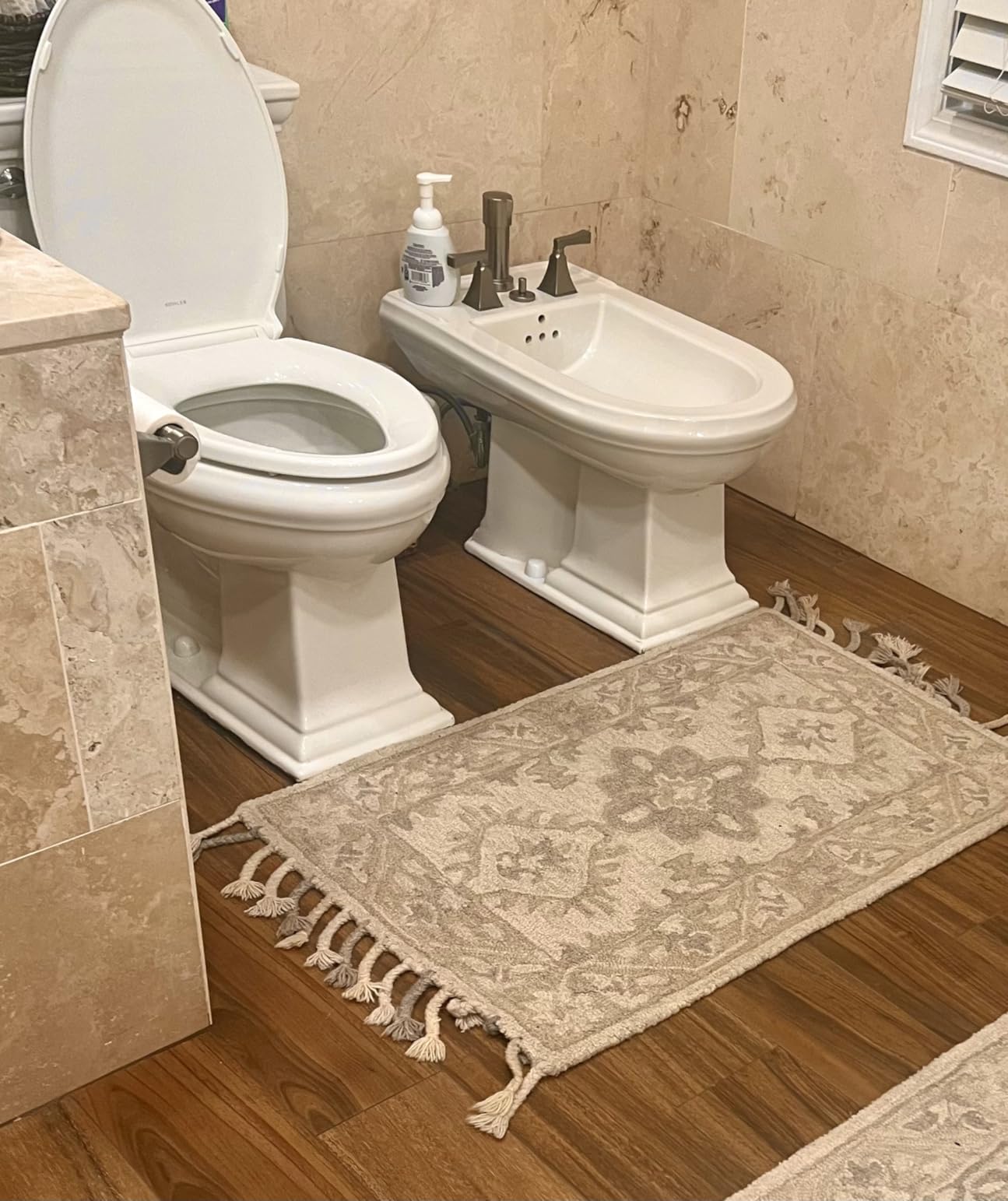 30 sqft Electric Floor Heating Mat Kit, 120V Electric Radiant Floor Heat Heating Mat System with Aube Programmable Floor Sensing Thermostat w/Floor Sensor. Tile, Stone, Marble, Laminate, Vinyl, Wood customer photo 2