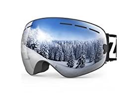 ZIONOR X Ski Goggles - OTG Snowboard Goggles Detachable Lens for Men Women Adult customer photo 2