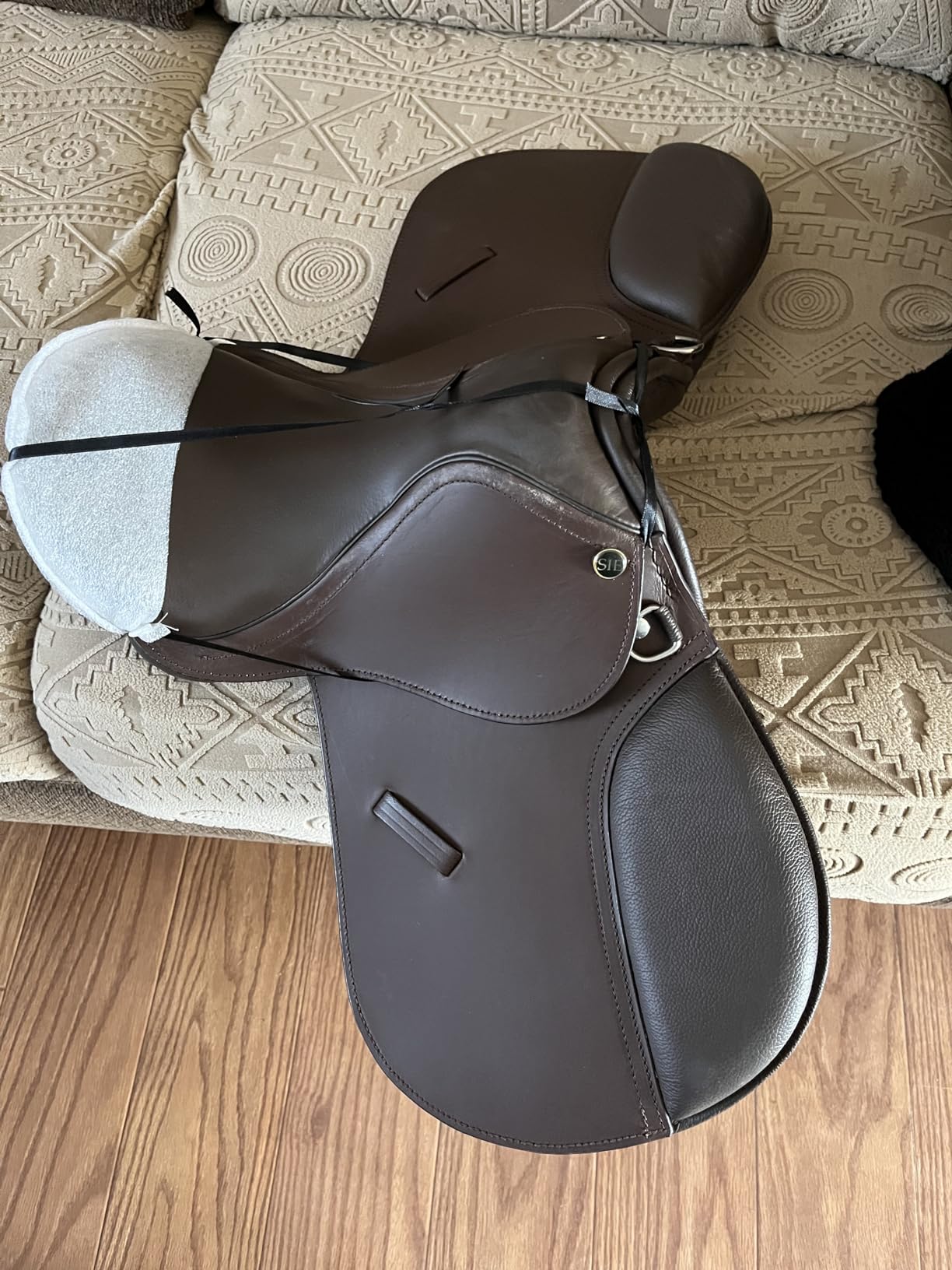 Small Kids English Leather Saddle 10'' / 12'' / 14