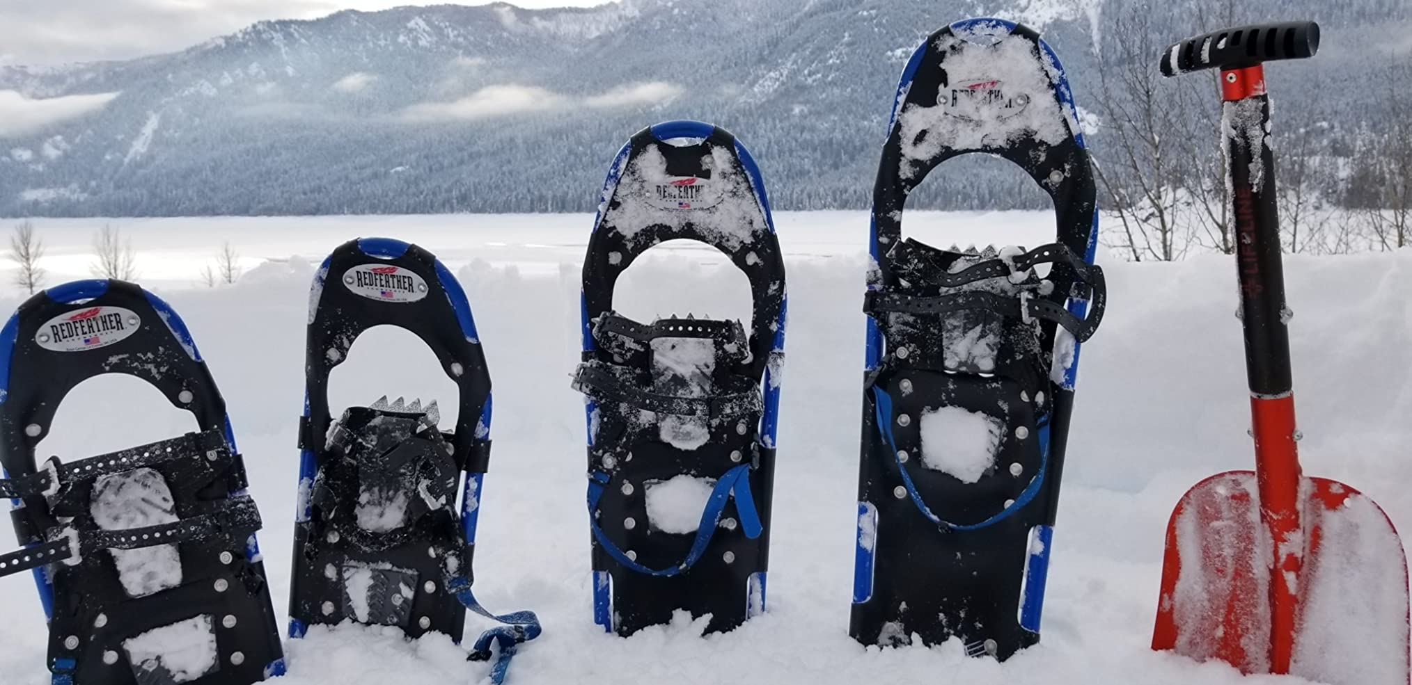 RedFeather Men's Hike Recreational Series Snowshoe Kit with SV2 Bindings, Ski Poles and Carry Bag -1500 customer photo 2