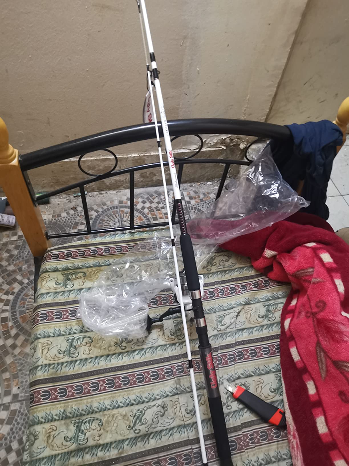 Ugly Stik 7’ Catfish Spinning Fishing Rod and Reel Catfish Combo, Ugly Tech Construction with Clear Tip Design, 7’ 2-Piece Moderate Fast Action Rod customer photo 2