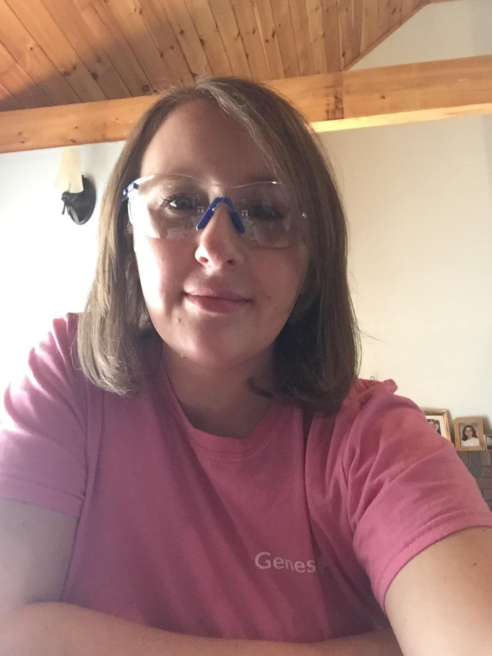 3M Safety Glasses, Solus 1000, Scotchgard Clear Lens, Blue/Black Frame customer photo 2