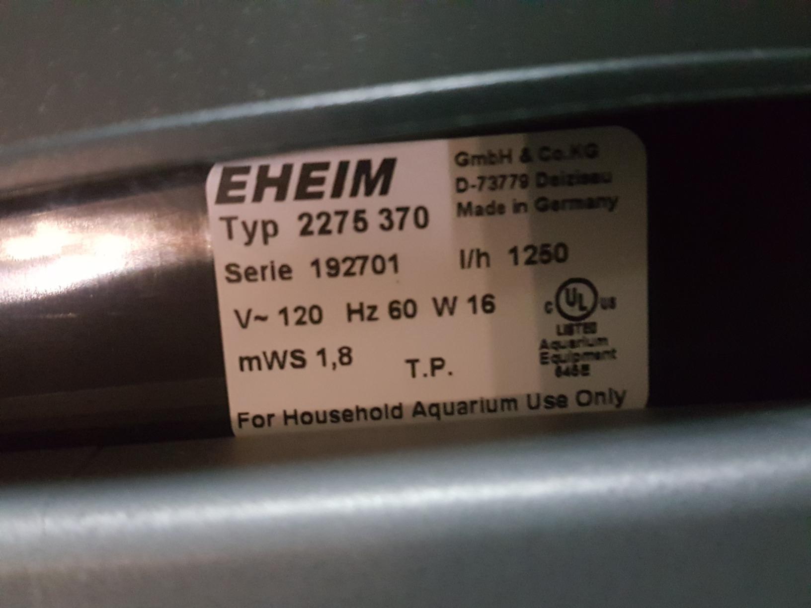Eheim Pro 4+ 600 Filter up to 160g customer photo 2